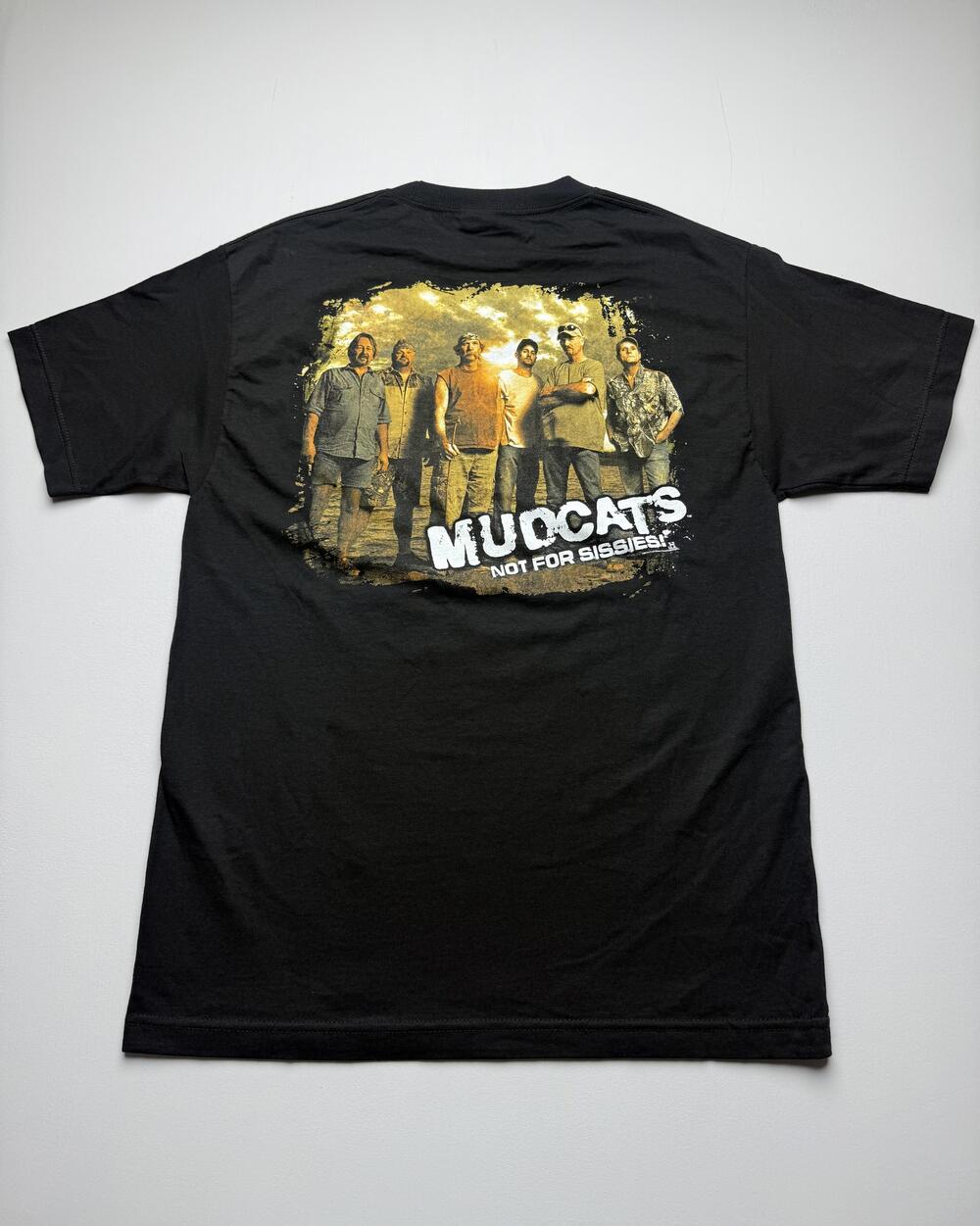 Alstyle Shirt Mens Medium Black Mudcats Not For Sissies Graphic Tee TV Show